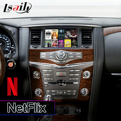 صفحه نمایش چند رسانه ای خودرو Lsailt برای Nissan Patrol Y62 2011-2017 با Android Auto Carplay بی سیم