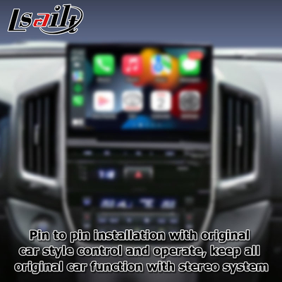 جعبه ناوبری خودرو اندروید 13 برای تویوتا LC200 GXR واحد فوجیتسو Carplay waze یوتیوب نمای عقب و غیره