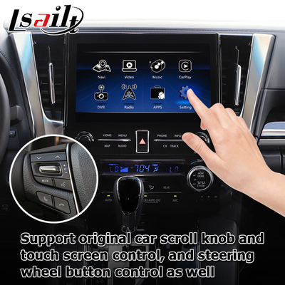 رابط چندرسانه ای کارپلی بی سیم اندروید برای تویوتا آلفارد Vellfire JBL