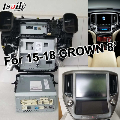 Toyota Crown S210 AWS215 GWS214 رابط چند رسانه ای اندروید راه حل بی سیم کارپلی اندروید خودکار با افزودن رادیو FM