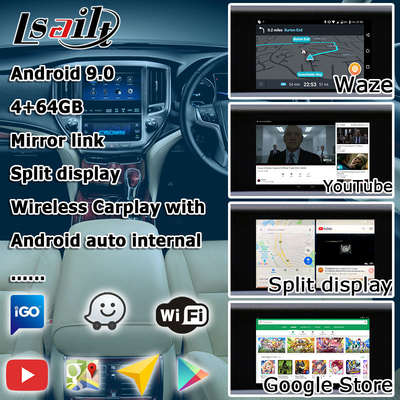 Toyota Crown S210 AWS215 GWS214 رابط چند رسانه ای اندروید راه حل بی سیم کارپلی اندروید خودکار با افزودن رادیو FM
