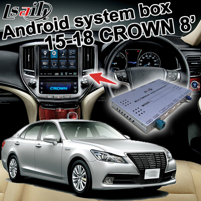 Toyota Crown S210 AWS215 GWS214 رابط چند رسانه ای اندروید راه حل بی سیم کارپلی اندروید خودکار با افزودن رادیو FM