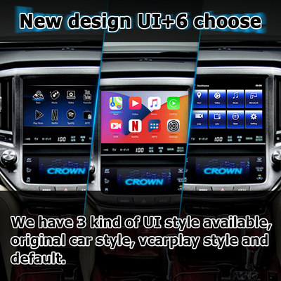 Toyota Crown S210 AWS215 GWS214 رابط چند رسانه ای اندروید راه حل بی سیم کارپلی اندروید خودکار با افزودن رادیو FM