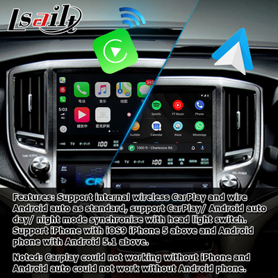 Toyota Crown S210 AWS215 GWS214 رابط چند رسانه ای اندروید راه حل بی سیم کارپلی اندروید خودکار با افزودن رادیو FM