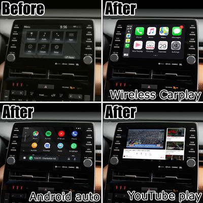 رابط ویدیویی 8 اینچی کارپلی خودکار اندروید برای تویوتا آوالون تاچ 3 2018 تا کنون