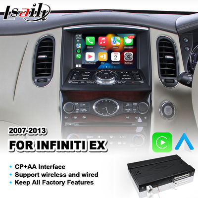 Lsailt Wireless AA Carplay Interface برای Infiniti EX EX25 EX35 EX37 EX30d 2007-2013