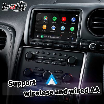 رابط Lsailt Android Auto Carplay برای Nissan GTR GT-R R35 Nismo 2008-2010