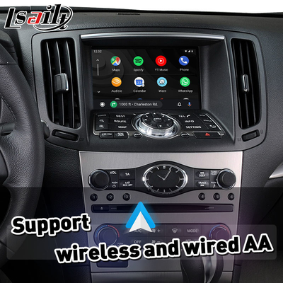 رابط کارپلی اتوماتیک اندروید بی سیم برای اینفینیتی G25 G35 G37 Skyline 370GT 350GT (V36) سال 2008-2013