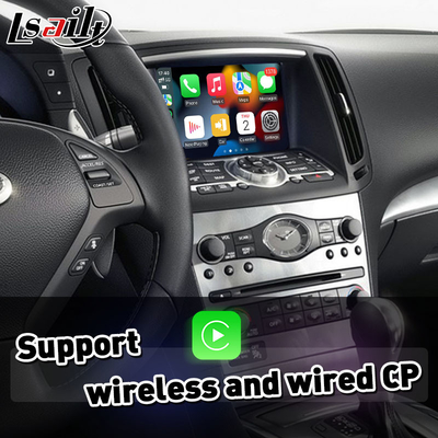 Lsailt اندروید اتو CP AA OEM ادغام رابط کارپلی برای اینفینیتی Q60 2013-2016