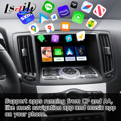 ماژول خودکار اندروید carplay بی‌سیم برای Infiniti G37 G25 Q40 Q60 370GT skyline 08IT