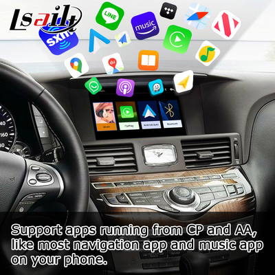 Infiniti Q70 M35 M37 نیسان فوگا بی سیم carplay android auto solution IT08 08IT