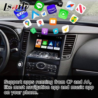 جعبه رابط خودکار اندروید carplay بی سیم برای Infiniti FX35 FX37 FX50 QX70