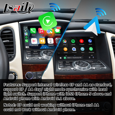 کارپلی خودکار اندروید بی‌سیم برای جعبه ماژول Infiniti EX35 EX25 EX37 QX50 EX IT08 08IT