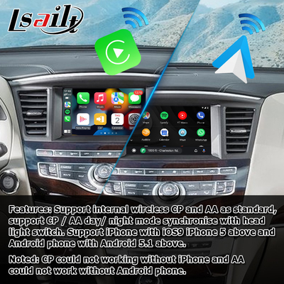 راه حل ارتقاء بدون آسیب رابط کاربری خودکار اندروید Infiniti JX35 QX60 بی سیم carplay