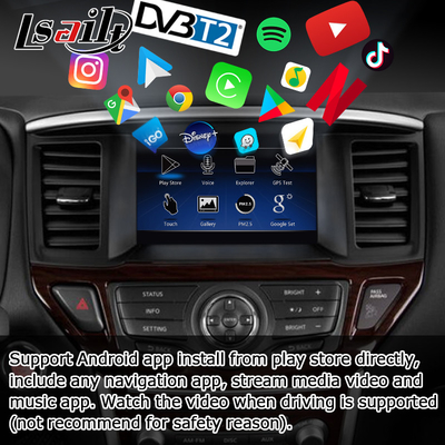 ارتقاء صفحه نمایش چند رسانه ای نیسان Pathfinder R52 اندروید IT06 06It carplay سیستم