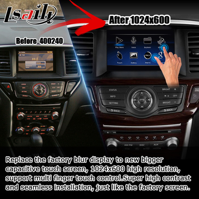 ارتقاء صفحه نمایش چند رسانه ای نیسان Pathfinder R52 اندروید IT06 06It carplay سیستم
