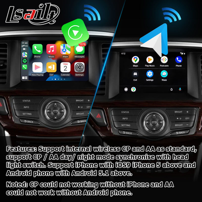 ارتقاء صفحه نمایش چند رسانه ای نیسان Pathfinder R52 اندروید IT06 06It carplay سیستم