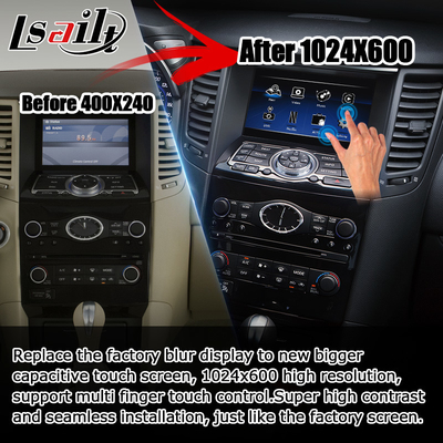 ارتقاء صفحه نمایش INFINITI QX70 FX35 FX37 HD وایرلس carplay android auto IT06