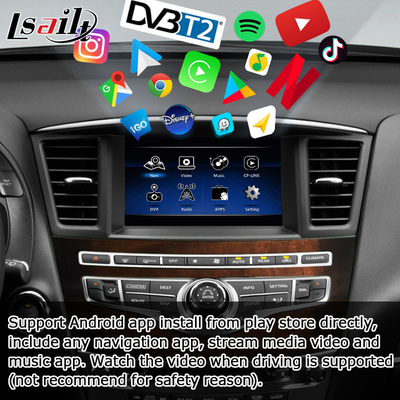 صفحه نمایش لمسی چند انگشتی HD carplay ارتقا خودکار اندروید برای Infiniti QX60 JX35 2013-2016 IT06