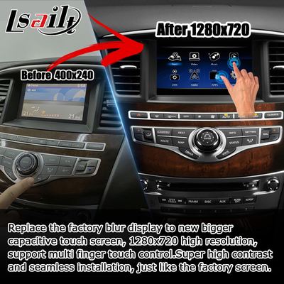 صفحه نمایش لمسی چند انگشتی HD carplay ارتقا خودکار اندروید برای Infiniti QX60 JX35 2013-2016 IT06
