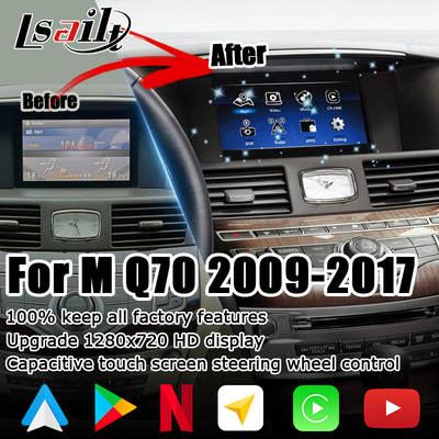 اینفینیتی Q70 M35 M35h M45 نیسان فوگا اندروید کارپلی ارتقاء لمسی چند انگشتی