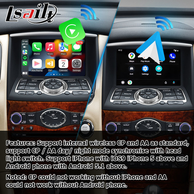 اینفینیتی QX50 EX EX35 EX25 EX37 کراس اوور نیسان اسکای لاین اندروید HD صفحه نمایش کارپلی اندروید ارتقا خودکار