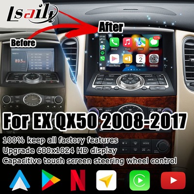 اینفینیتی QX50 EX EX35 EX25 EX37 کراس اوور نیسان اسکای لاین اندروید HD صفحه نمایش کارپلی اندروید ارتقا خودکار