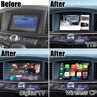 Nissan Elgrand E52 HD muti انگشت لمسی صفحه نمایش HD ارتقاء بی سیم carplay android auto