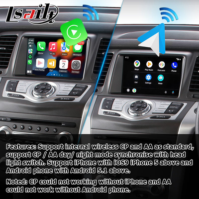 Nissan Murano Z51 Android HD ارتقاء صفحه نمایش اندروید خودکار carplay Youtube waze Netflix play