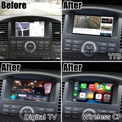 ارتقاء صفحه نمایش لمسی چند انگشتی HD برای نیسان Pathfinder R51 carplay android auto
