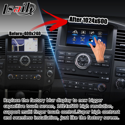 ارتقاء صفحه نمایش لمسی چند انگشتی HD برای نیسان Pathfinder R51 carplay android auto