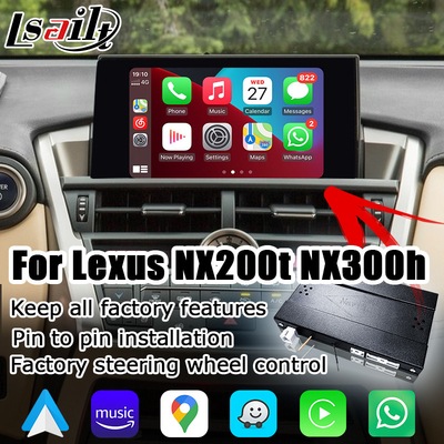 لکسوس NX بی‌سیم کارپلی اندروید رابط نمایش آینه‌ای صفحه نمایش خودکار NX300g NX200t