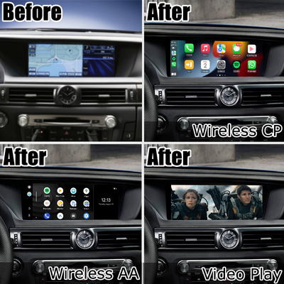 رابط خودکار اندروید carplay بی سیم برای Lexus GS450h GS350 GS200t توسط Lsailt