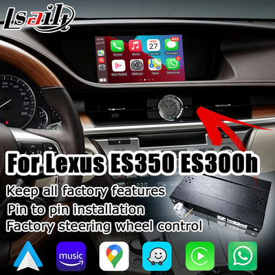 لکسوس ES ES350 ES250 ES300h ماژول جعبه آینه کاری صفحه نمایش خودکار اندروید کارپلی بی سیم Lsailt