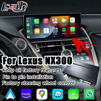 جعبه رابط خودکار اندروید لکسوس NX300 NX300h 2018 2021 بی سیم کارپلی