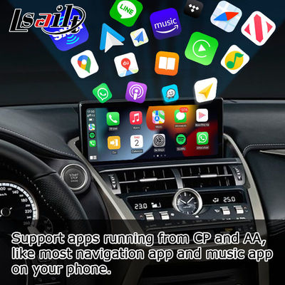 جعبه رابط خودکار اندروید لکسوس NX300 NX300h 2018 2021 بی سیم کارپلی