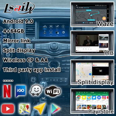 Infiniti QX80 QX56 Z62 carplay اندروید خودکار چند انگشتی صفحه لمسی HD ارتقاء IT08
