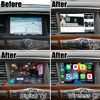 Infiniti QX80 QX56 Z62 carplay اندروید خودکار چند انگشتی صفحه لمسی HD ارتقاء IT08