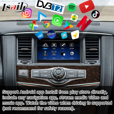 Infiniti QX80 QX56 Z62 carplay اندروید خودکار چند انگشتی صفحه لمسی HD ارتقاء IT08
