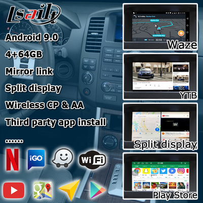 Nissan Pathfinder IT08 R51 HD ارتقاء صفحه نمایش بی سیم carplay جعبه ناوبری خودکار اندروید