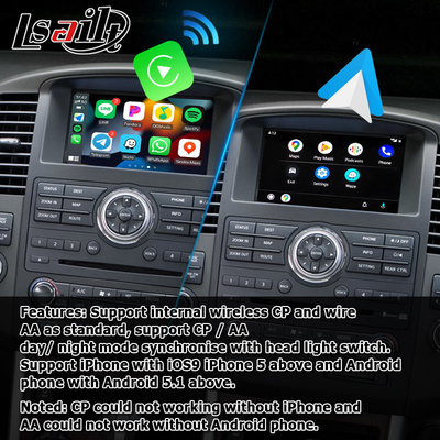Nissan Pathfinder IT08 R51 HD ارتقاء صفحه نمایش بی سیم carplay جعبه ناوبری خودکار اندروید