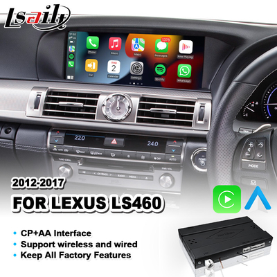 رابط بی‌سیم Android Auto Carplay برای Lexus LS 460 600h LS460 F-Sport AWD 2012-2017