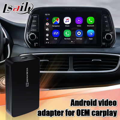 رابط ویدیویی خودرو اندروید 9.0 AI Box USB HDMI برای خودروهای هیوندای کیا با کارپلی