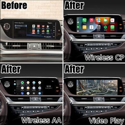 کارپلی بی‌سیم اندروید خودکار برای Lexus ES300h ES350 ES250 نسخه ارزان‌تر