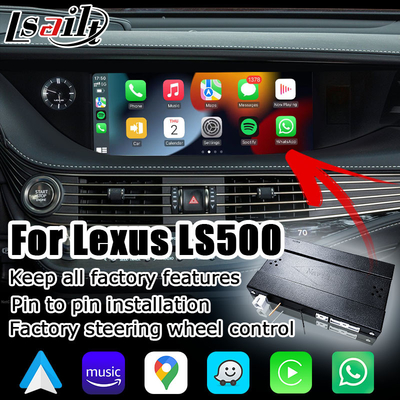 لکسوس LS500 LS500h LS350 وایرلس کارپلی رابط آینه کاری صفحه نمایش خودکار اندروید