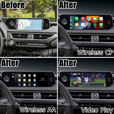 لکسوس UX200 UX350h بی سیم carplay android auto screen mirroring multi media