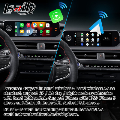 لکسوس UX200 UX350h بی سیم carplay android auto screen mirroring multi media
