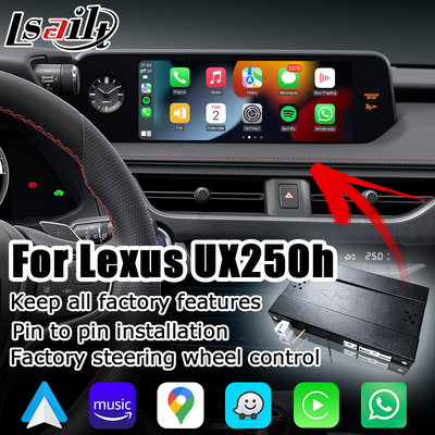 لکسوس UX200 UX350h بی سیم carplay android auto screen mirroring multi media