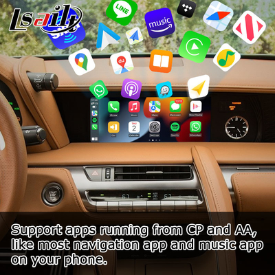 لکسوس LC LC500 LC500h وایرلس اندروید خودکار carplay رابط رسانه ای پشتیبانی از آینه کاری صفحه نمایش