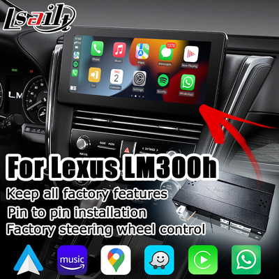 کارپلی خودکار اندروید بی‌سیم برای نمایش صفحه نمایش لکسوس LM300h LM350 LM